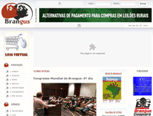 Tablet Screenshot of brangus.org.br